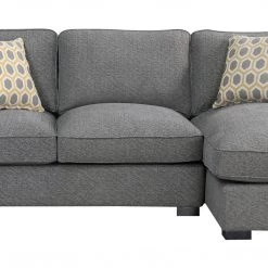 Emerald Home Sectionals Repose RSF Chaise Sectional, Storm Gray 16 Emerald Home Sectionals Repose RSF Chaise Sectional, Storm Gray