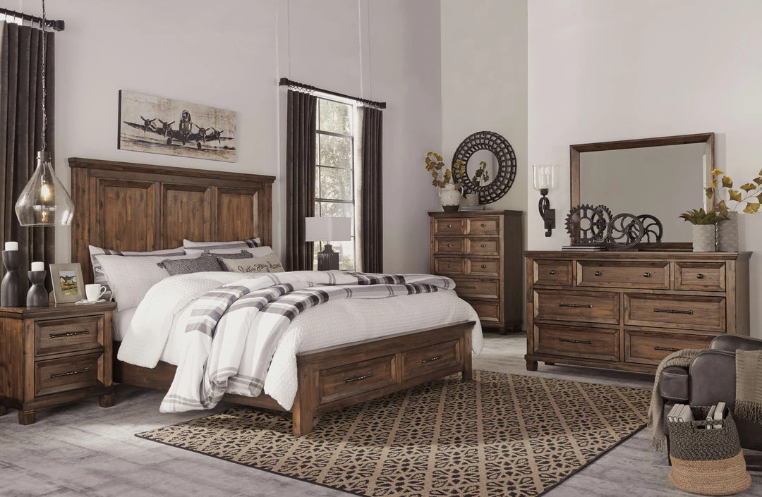 Ashley Furniture Royard - Warm Ultimate Best In Class Dresser, Mirror 7 Ashley Furniture Royard - Warm Ultimate Best In Class Dresser, Mirror
