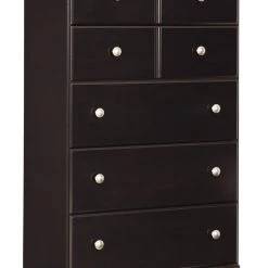 Ashley Furniture Mirlotown - Almost Black - Five Drawer Chest Chests