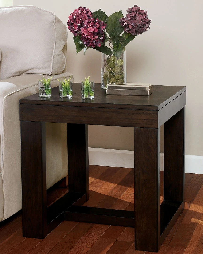 Ashley Furniture Watson - Dark Brown - Square End Table 5 Ashley Furniture Watson - Dark Brown - Square End Table