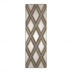 Uttermost Tahira Geometric Argyle Pattern Wall Mirror