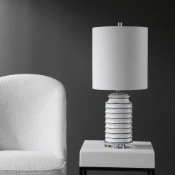 Accessories Uttermost Rayas White Table Lamp