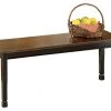 Ashley Furniture Benches Owingsville - Black/brown - Large Dining Room Bench