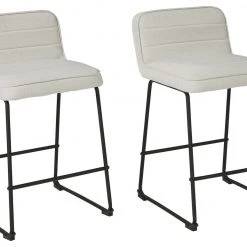 Ashley Furniture Nerison - Patterned - Upholstered Barstool (2/CN) 34 Ashley Furniture Nerison - Patterned - Upholstered Barstool (2/CN)