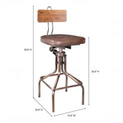 Moe's Home Collection National Barstool