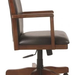 Ashley Furniture Hamlyn - Medium Brown - Home Office Swivel Desk Chair