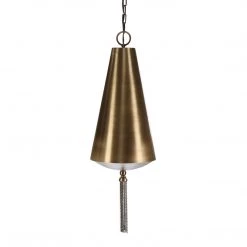 Uttermost Nador 1 Light Brass Pendant