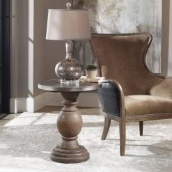 Tables Uttermost Blythe Wooden SideTable