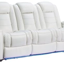 Signature Design By Ashley® Party PWR REC Sofa With ADJ Headrest