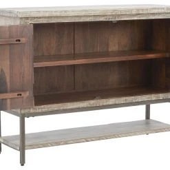 Ashley Furniture Laddford - Whitewash - Accent Cabinet - 2-shelves