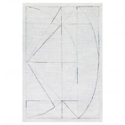Uttermost Costilla Modern White 6 X 9 Rug