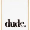 Ashley Furniture Dude - Black/white - Wall Art