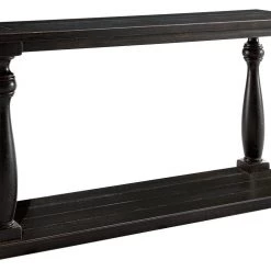Ashley Furniture Mallacar - Black - Sofa Table Tables