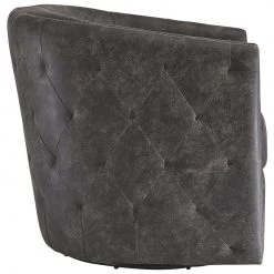 Ashley Furniture Brentlow - Distressed Black - Swivel Chair
