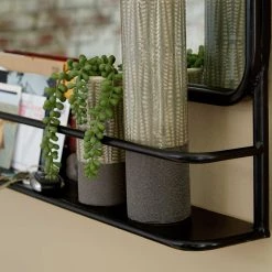 Ashley Furniture Accessories Ebba - Black - Accent Mirror - Horizontal