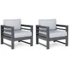 Ashley Furniture Amora - Charcoal Gray - Lounge Chair W/cushion (2/cn)