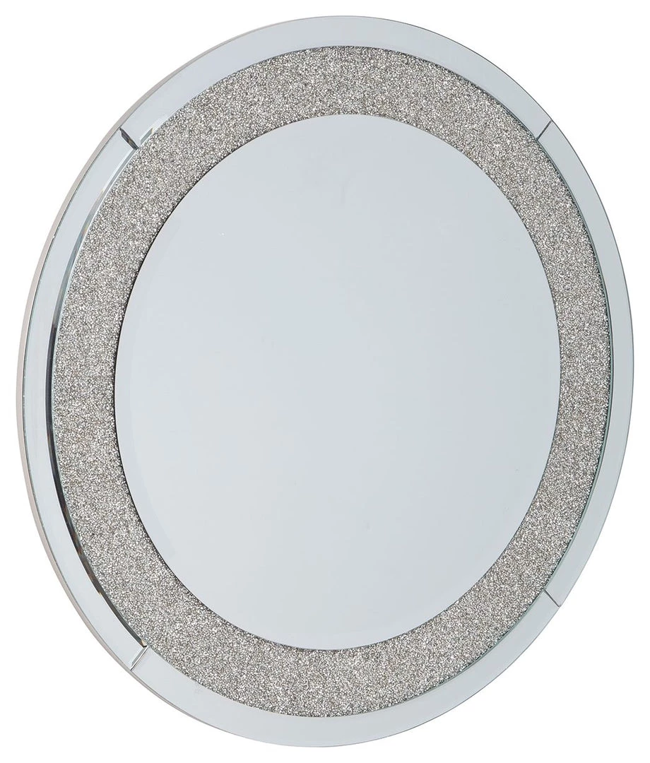 Ashley Furniture Kingsleigh - Metallic - Accent Mirror - Round Accessories 3 Ashley Furniture Kingsleigh - Metallic - Accent Mirror - Round Accessories