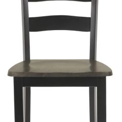 Ashley Furniture Chairs Froshburg - Black - Dining Room Side Chair (2/cn)