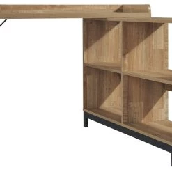 Ashley Furniture Gerdanet - Light Brown/black - L-desk