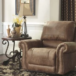 Ashley Furniture Rafferty - Dark Brown - Round End Table