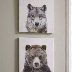 Ashley Furniture Accessories Albert - Gray/brown - Wall Art Set (2/cn)