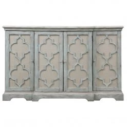 Uttermost Sophie 4 Door Grey Cabinet Cabinets