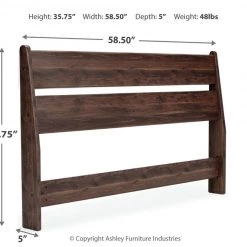 Signature Design By Ashley® Calverson - Mocha - Full Panel Headboard Headboards 9 Signature Design By Ashley® Calverson - Mocha - Full Panel Headboard Headboards