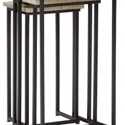 Ashley Furniture Tables Cainthorne - Distressed White/black - Accent Table (3/cn) 19 Ashley Furniture Tables Cainthorne - Distressed White/black - Accent Table (3/cn)