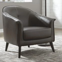 Ashley Furniture Brickham - Dark Brown - Accent Chair
