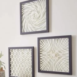 Ashley Furniture Odella - Antique Gray/cream - Wall Decor Set (3/cn)