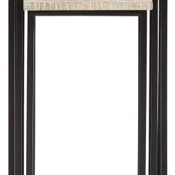 Ashley Furniture Tables Cainthorne - Distressed White/black - Accent Table (3/cn) 20 Ashley Furniture Tables Cainthorne - Distressed White/black - Accent Table (3/cn)