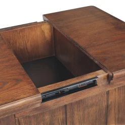 Ashley Furniture Woodboro - Dark Brown - Media End Table