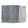 Moe's Home Collection Harrison Throw Grey Blue