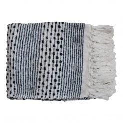 Moe's Home Collection Harrison Throw Grey Blue