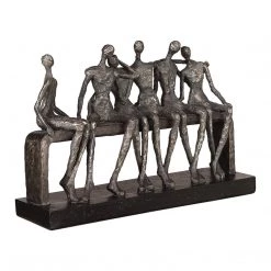 Uttermost Camaraderie Aged Silver Figurine Table Decor