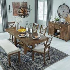 Ashley Furniture Tables Moriville - Grayish Brown - Rect Dining Room Ext Table