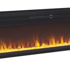 Ashley Furniture Entertainment - Black - Wide Fireplace Insert Fireplace Inserts