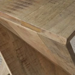 Ashley Furniture Zalemont - Distressed Brown - Accent Table