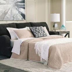 Benchcraft® Charenton - Charcoal - Sofa Sleeper Sectional Sectionals