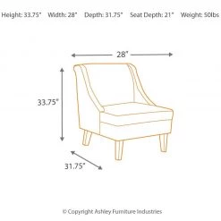 Ashley Furniture Clarinda - Classic Slipper Chair - Accent Chairs 29 Ashley Furniture Clarinda - Classic Slipper Chair - Accent Chairs