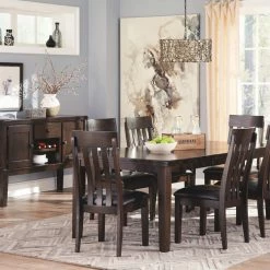 Ashley Furniture Haddigan - Dark Brown - Rect Dining Room Ext Table