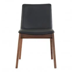 Moe's Home Collection Deco Dining Chair Black Pvc-m2 Chairs