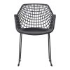 Moe's Home Collection Chairs Honolulu Chair Black-m2