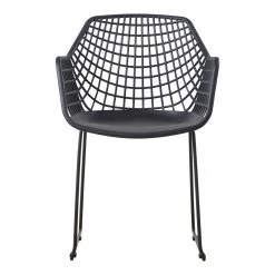 Moe's Home Collection Chairs Honolulu Chair Black-m2
