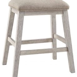 Ashley Furniture Skempton - White - Upholstered Stool (2/cn)