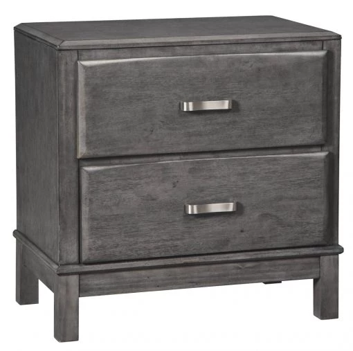 Ashley Furniture Caitbrook - Gray - Two Drawer Night Stand Nightstands