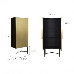 Moe's Home Collection Cabinets Brogan Cabinet