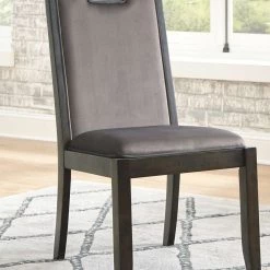 Ashley Furniture Hyndell - Gray/dark Brown - Dining Uph Side Chair (2/cn) 14 Ashley Furniture Hyndell - Gray/dark Brown - Dining Uph Side Chair (2/cn)