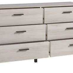 Ashley Furniture Socalle - Light Natural - Six Drawer Dresser Dressers
