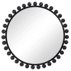 Uttermost Cyra Black Round Mirror Accessories